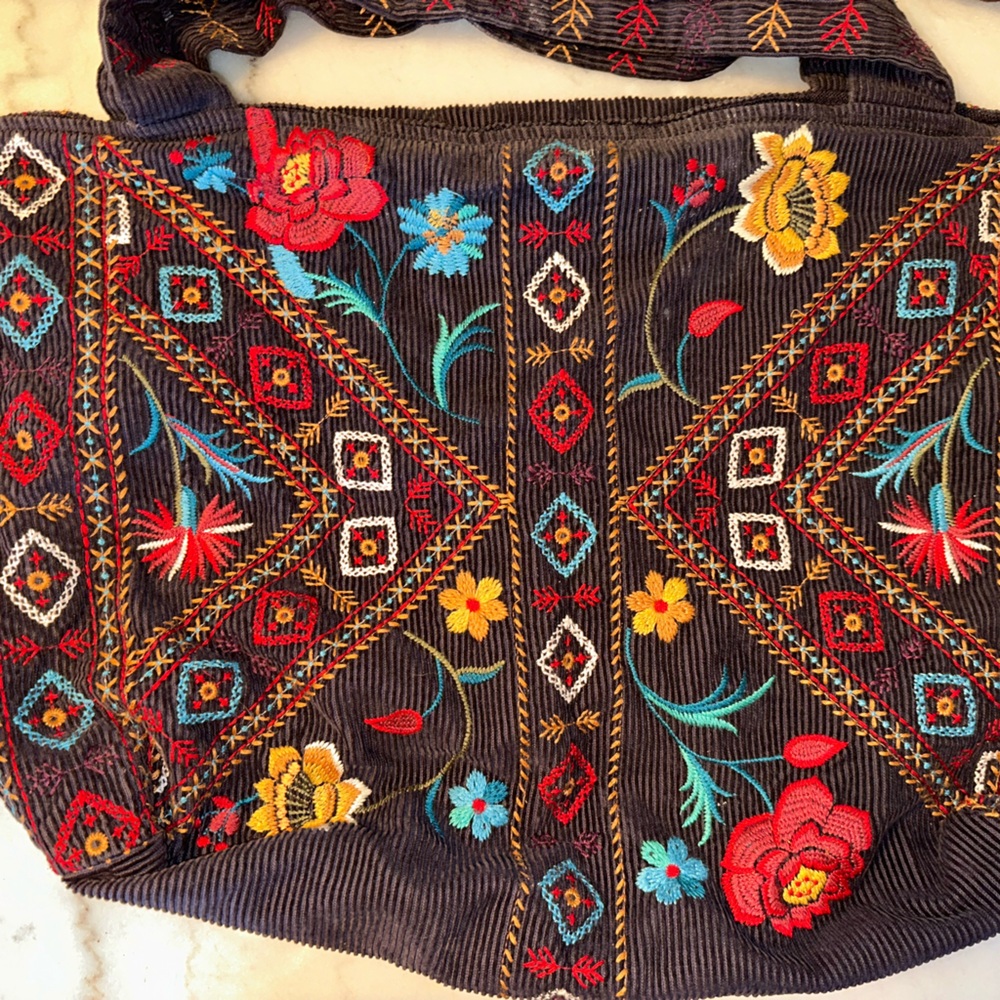 Johnny Was JWLA Embroidered Tote Bag - Picture 3 of 10